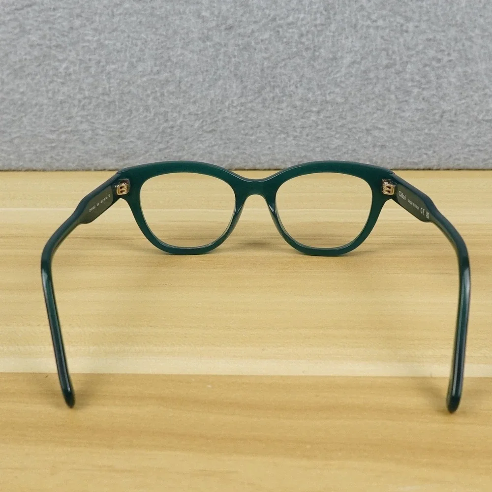 CHLOE CH0162O 004 EYEGLASSES FRAMES Green W/CASE 48-19-140 Made in Italy
